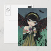 Wanderndes Gothic Vampir Postkarte (Vorne/Hinten)