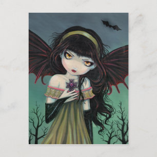 Wanderndes Gothic Vampir Postkarte