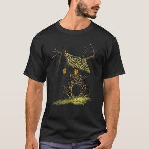 Wanderndes Haus auf Hühnerbeinen slawische Folklor T-Shirt