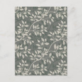 Wanderndes Laub Elegant Erdig Botanisch Postkarte (Vorderseite)