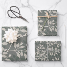 Wanderndes Laub Elegantes Erdige Botanisches Muste