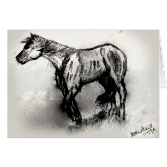Wanderndes Pferd (Vorderseite (Horizontal))