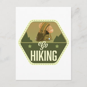 Wanderpflaster Postkarte