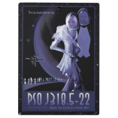 Wanderplanet - Weltraumwerbung für den Tourismus Klemmbrett (Rückseite)