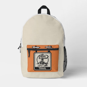 Wanderrucksack mit Grafik Bedruckter Rucksack