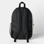 Wanderrucksack mit Grafik Bedruckter Rucksack (Rückseite)