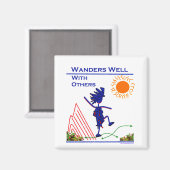 Wanders gut mit anderen magnet (Vorderseite/Rückseite)