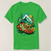 Wanderschuh Einfach T-Shirt (Design vorne)