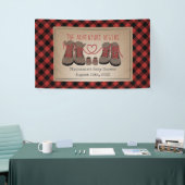 Wanderschuhe Adventure Buffalo Karierte Kinderdusc Banner (Messeveranstaltung)