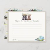 Wanderschuhe Paare Duschberatungskarten (Vorne/Hinten)