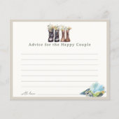 Wanderschuhe Paare Duschberatungskarten (Vorderseite)