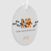 Wanderschuhe Personalisiertes R2R Grand Canyon Fot Ornament (Vorderseite)