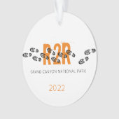 Wanderschuhe Personalisiertes R2R Grand Canyon Fot Ornament (Vorderseite)