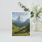 WanderSchweiz Matterhorn Postkarte (Stehend Vorderseite)