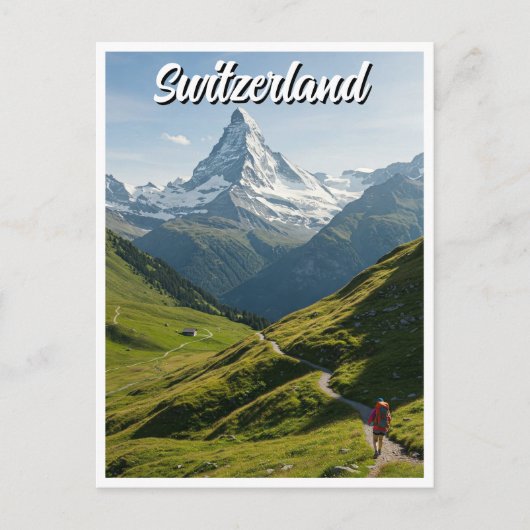 WanderSchweiz Matterhorn Postkarte (Vorderseite)
