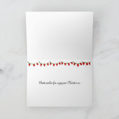 Wandersnowman Feiertagskarte (Innenseite)