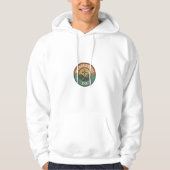 WanderSoul Co. – Retro Travel Logo T-Shirt Hoodie (Vorderseite)