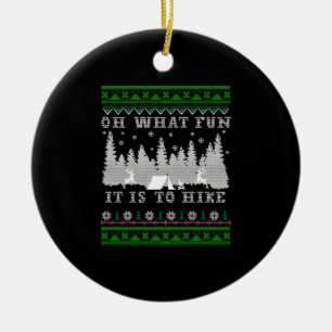 Wanderspass Ugly Weihnachten Keramik Ornament