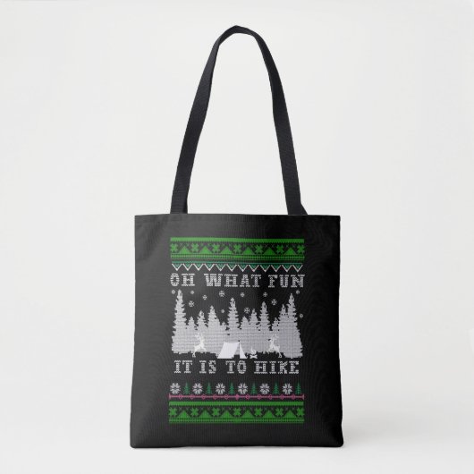 Wanderspass Ugly Weihnachten Tasche (Vorderseite)