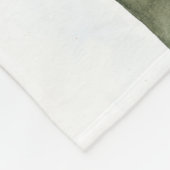 Wanderstag - Wasserfarbe Fleecedecke (Ecke)