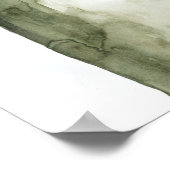 Wanderstag - Wasserfarbe Poster (Ecke)