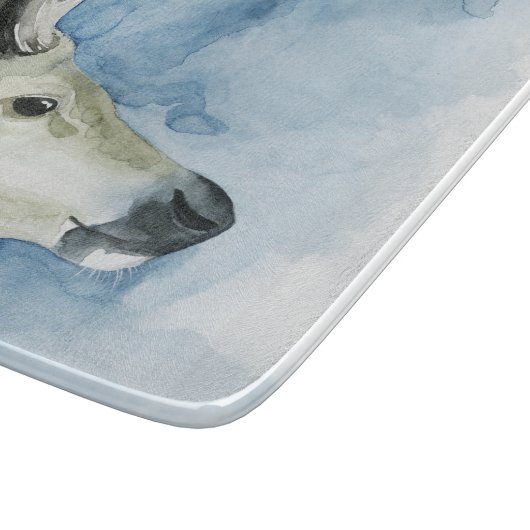 Wanderstag - Wasserfarbe Schneidebrett (Ecke)