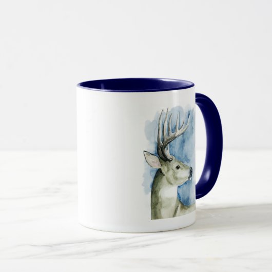 Wanderstag - Wasserfarbe Tasse (VorderseiteRechts)