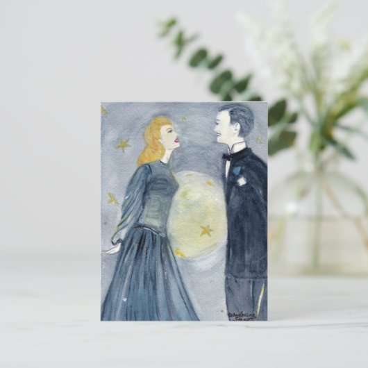 Wanderstars Postkarte (Stehend Vorderseite)