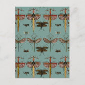 Wandersticks, Katydids und Libellen Postkarte (Vorderseite)