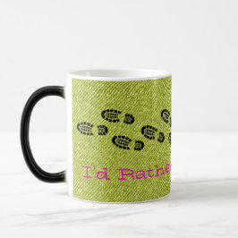 Wanderstiefel Denim Ich WÜRDE eher Sportvergnügen Verwandlungstasse