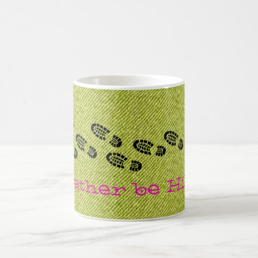 Wanderstiefel Denim Ich WÜRDE eher Sportvergnügen  Verwandlungstasse (Mittel)