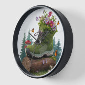 Wanderstiefel für wild lebende Blume Uhr (Winkel)