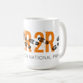 Wanderstiefel Grand Canyon R2R2R Erlebnis Souvenir Kaffeetasse (VorderseiteRechts)