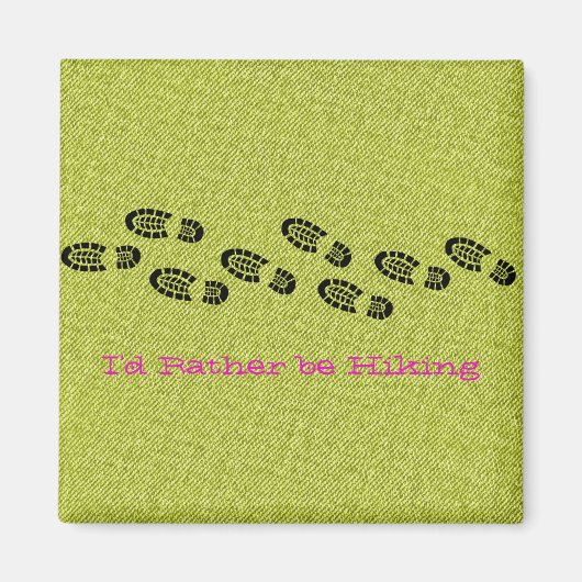 Wanderstiefel Grüner Denim Ich würde eher wandern Magnet (Vorne)