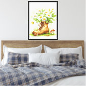 Wanderstiefel Leinwanddruck (Insitu (Schlafzimmer))