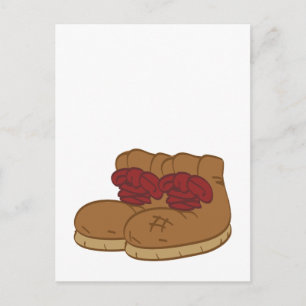 Wanderstiefel Postkarte