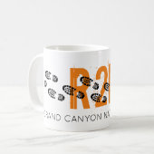 Wanderstiefel R2R Grand Canyon Reise Souvenir Kaffeetasse (Vorderseite Links)