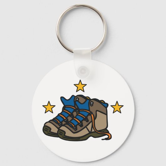 Wanderstiefel Schlüsselanhänger (Vorderseite)