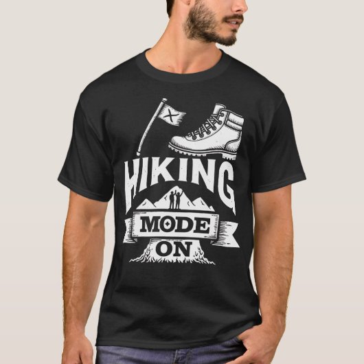 Wanderstiefel T-Shirt (Vorderseite)