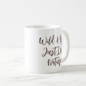Wanderstiefel & Wildblumen Kaffeetasse (VorderseiteRechts)