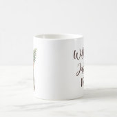 Wanderstiefel & Wildblumen Kaffeetasse (Mittel)