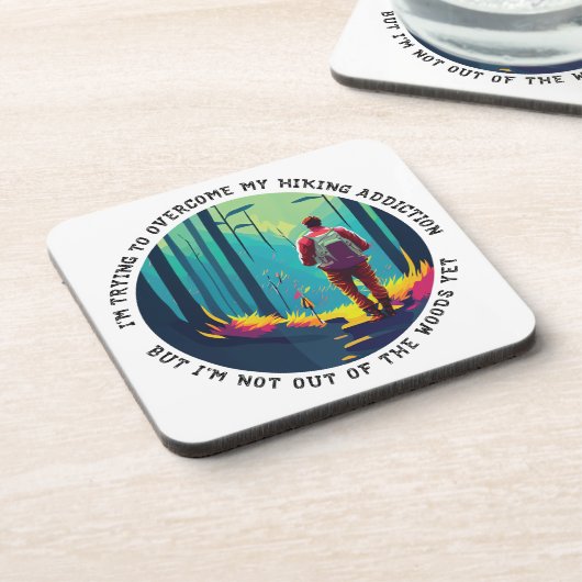 Wandersucht Getränkeuntersetzer (Linke Seite)