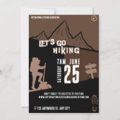 Wandertag Einladung (Vorderseite)