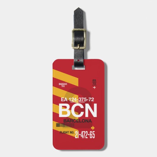 WanderTag - Gepäckmarke Gepäckanhänger (Vorderseite vertikal)