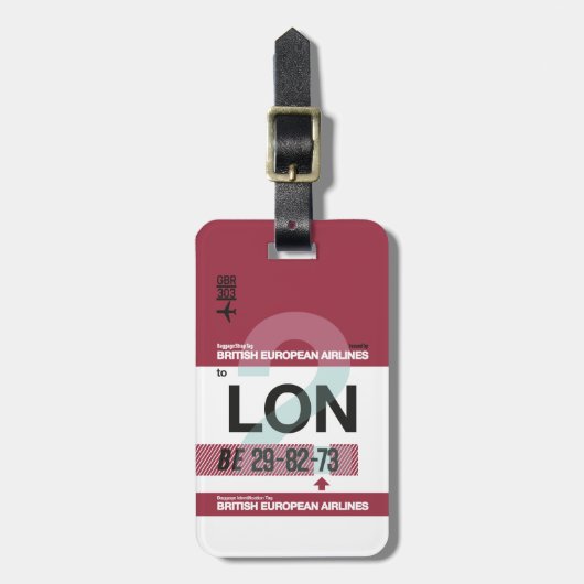 WanderTag - Gepäckmarke Gepäckanhänger (Vorderseite vertikal)