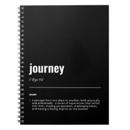 WanderTag - Journey Black Notebook Notizblock