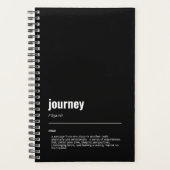 WanderTag - Journey Black Planner 2026 Planer (Vorderseite)