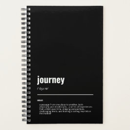 WanderTag - Journey Black Planner 2026 Planer