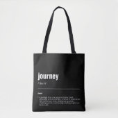 WanderTag - Moderne Black Tote Bag Tasche (Vorderseite)