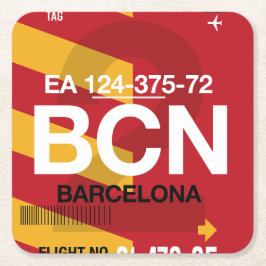 WanderTag Paper-Untersetzer Rechteckiger Pappuntersetzer